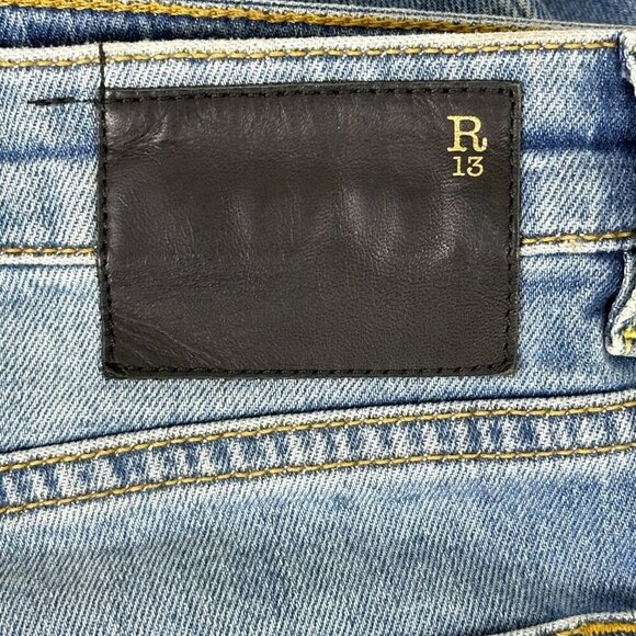 R13 Boy Skinny Jeans Jasper Stretch - Picture 10 of 16